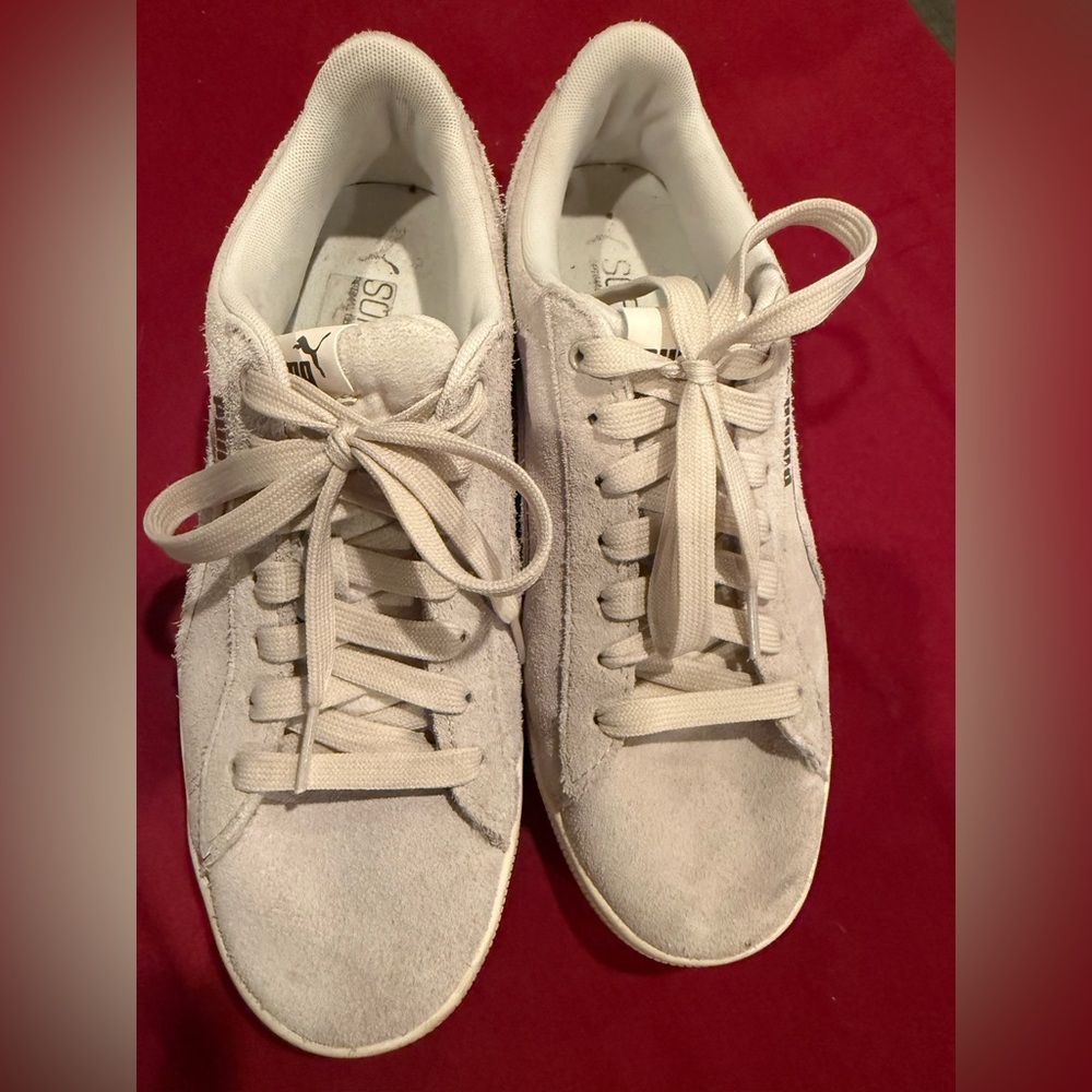 Puma White Sneakers Classic Comfort Design soft foam